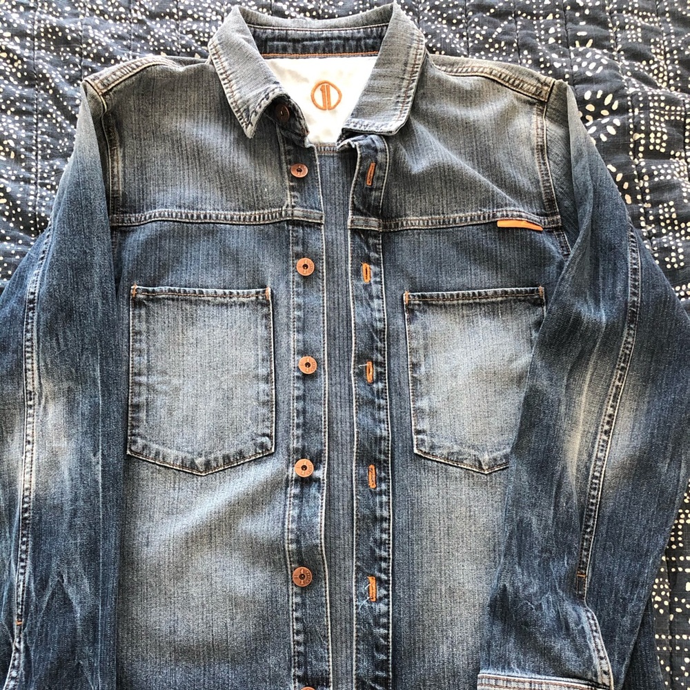 The Natives Herringbone Denim Jacket
